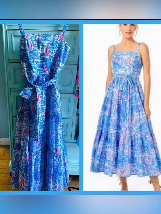 Lilly Pulitzer Dresses & Skirts - FREE SHIPPING! Lily Pulitzer Analeese Midi Dress, 0